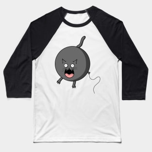 Balloon Cat Baseball T-Shirt